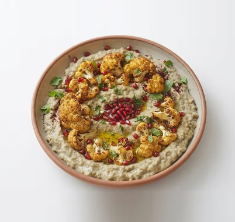 Cauliflower with Baba Ghanouj